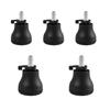5pcs Chair Wheel Stoppers with Smooth & Quiet  Sliding Easy Installation Casters Upgrades for Office Furniture Casters