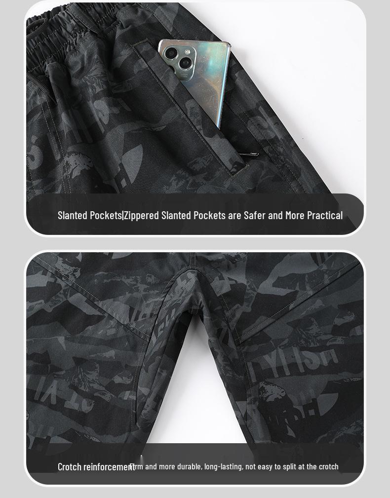 Men's Camouflage Hooded Workwear Set: Protective Mountaineering & Tactical Shell Jacket for Spring/Autumn