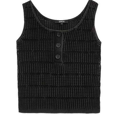 Women's 2025 Summer Distressed Cutout Knit Vest