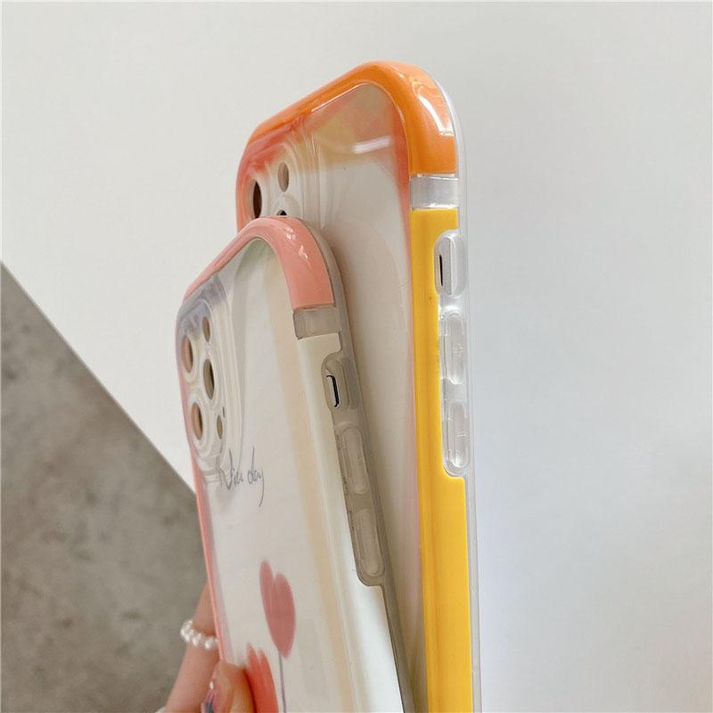 Ins Watercolor Lalele Floare Husa Telefon pentru Iphone 13 Pro Max 12 11 7 8 Plus Xr Xs Max Fundas Cover Anti-șoc Protector Coque