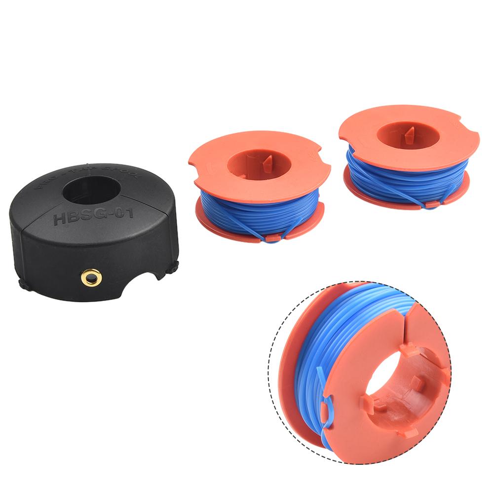 1 Set Spulenkappe Faden und Abdeckung Ersatz für Rasentrimmer ART 23 26 30 ART30 ART2300 ART300 ART2600 Garten-Elektrowerkzeuge Zubehör