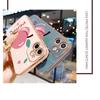 Colorful Printing Patterns Square Edge Pattern Casing Plated Phone Shell Luxury Plating Soft Phone Case for Huawei Honor Xiaomi Redmi