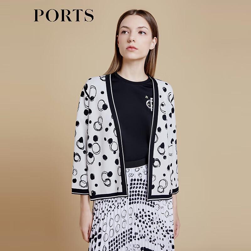 PORTS Women's Ink Halo Jacquard Cardigan