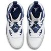 Air Jordan Spizike Low GS Weiß Mitternachtsblau Kinder Sneaker Neutralgrau Anthrazit FQ3950-140