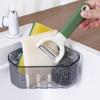 Multi functional Kitchen Sink Drain Racks Rotating Sponge Holder Sink Storage Basket  Laundry Room