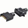 12V Car Trailer Adaptor 7 Pin Flat Trailer Plug Male Female Socket RV Camper Caravan Boat Trucks Adaptor Connector