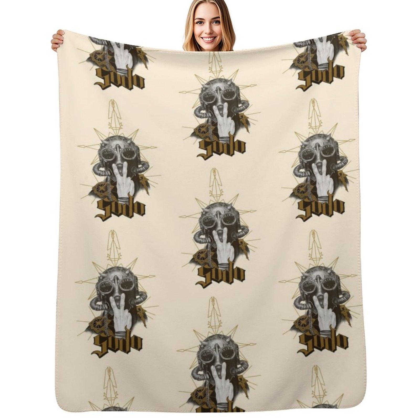 Sodo Nameless Ghoul, The band Ghost Throw Blanket Warm Cozy Throw Blanket for Living Room Couch Size: 75*100cm, Weight: 230 GSM
