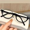 Neutral New Fashion Half Frame Myopia Glasses Advanced Sense of Eyeglasses Frame HD Anti-blue Light Myopia Glasses To -3.5-4.0