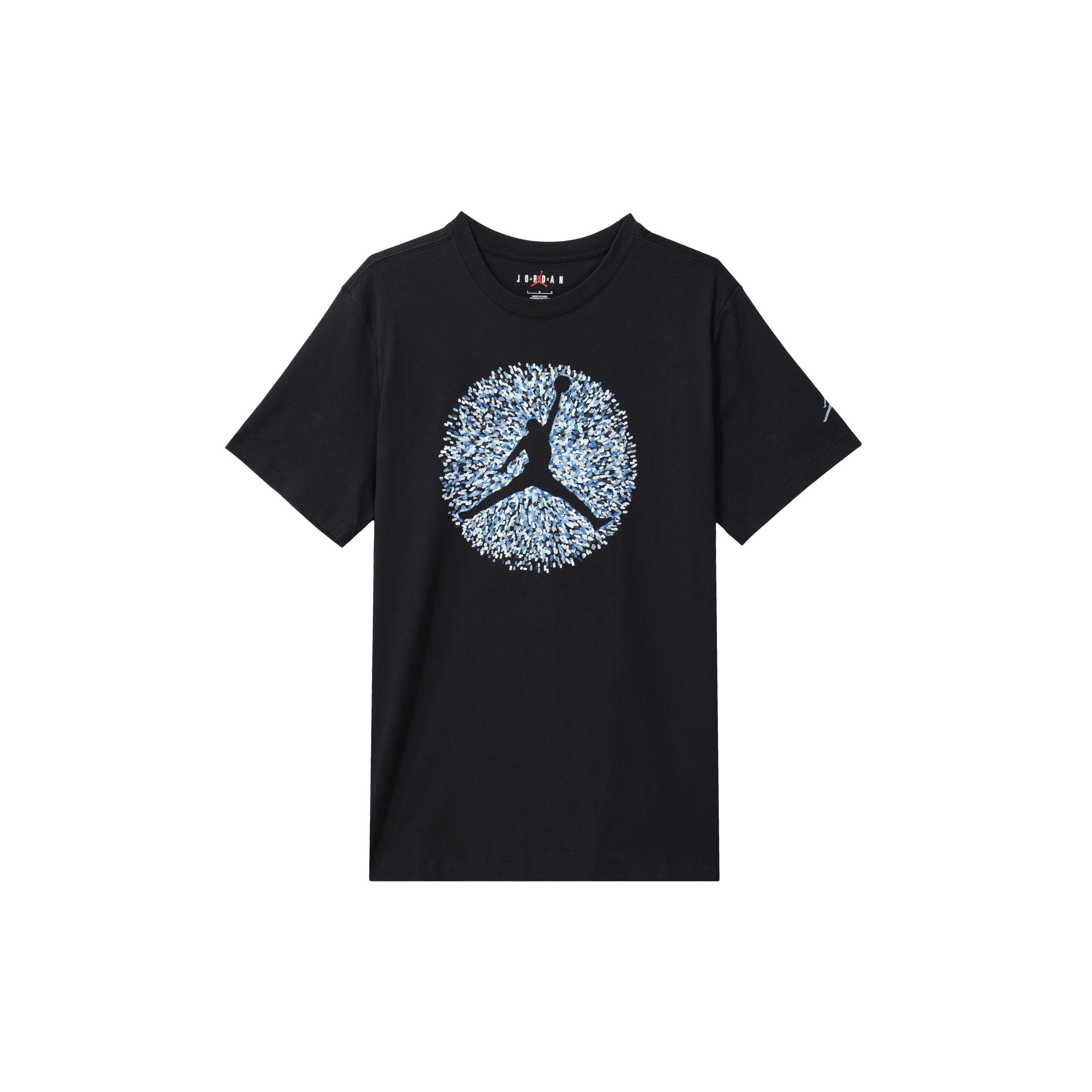 

Jordan Essentials Retro Summer Logo Print Cotton Crew Neck Casual Short Sleeve T-Shirt Men Tops Black FN6007-010 2XL