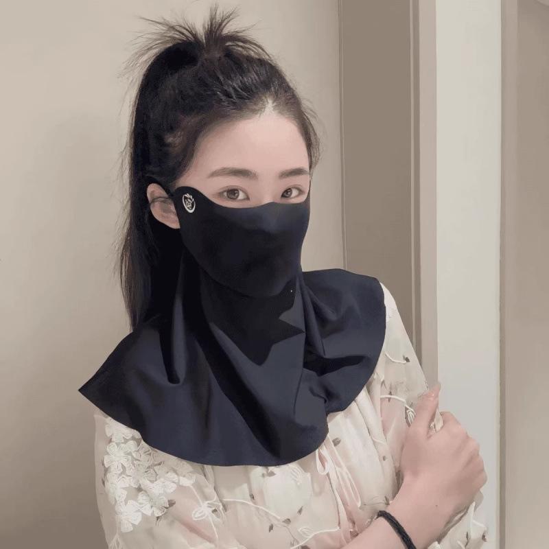 Breathable UV-Blocking Face & Neck Ice Silk Mask for Cycling