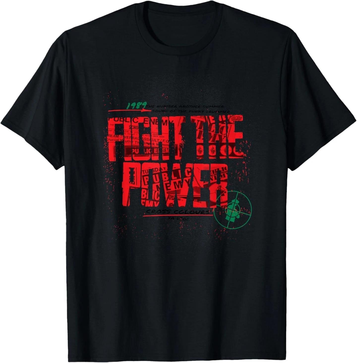 

CROSS COLOURS Public Enemy Fight The Power Ya Dig Винтажная футболка 90-х 2XL