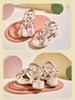Girls' Bow Princess Sandals - Comfortable Fashion Shoes for Students & Performances