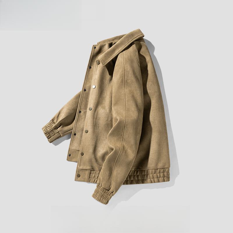 

Мужское пальто с лацканами, осеннее новое, мужское повседневное свободное трендовое универсальное пальто 5XL