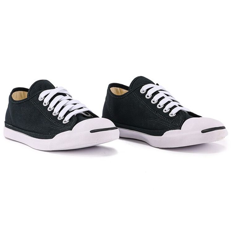 Converse Jack Purcell Comfortable Casual Low Top Canvas Shoes Women Sneakers Black 570483C