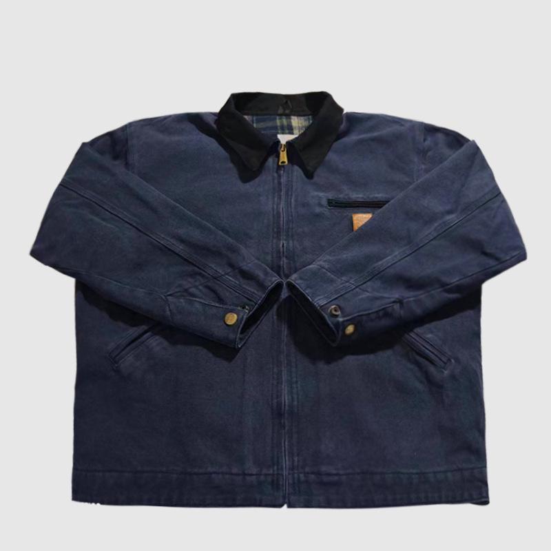 Carhartt J97 Unisex Distressed Workwear Zippered Jacket