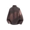 New men's PU leather jacket stand-up collar jacket loose casual locomotive jacket spring and autumn European and American men's leather jacket