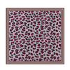 Women's Fashion Leopard Print Head Scarf 90cm Silk Scarf Temperament Scarf New Ladies Square Scarf Sun Shawl