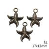 Seestern Meeres-Charms Kollektion Tier-Charms Für Strand-Thema DIY Armband Halskette Schmuckherstellung Zubehör Für