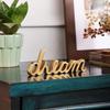 Dream Sign Décor, Decorative Items For Home Living Room, Metal Word Sign