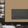 Papel Tapiz de Vinilo Autoadhesivo Estilo Mimbre Vintage Fácil Instalación Bricolaje para Dormitorio Sala de Estar Decoración de Fondo para Streaming