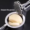 Manual Garlic Press Heavy Duty Ginger Crusher Masher with Ergonomic Handle Efficient Garlic Press Tool for Home Cooking