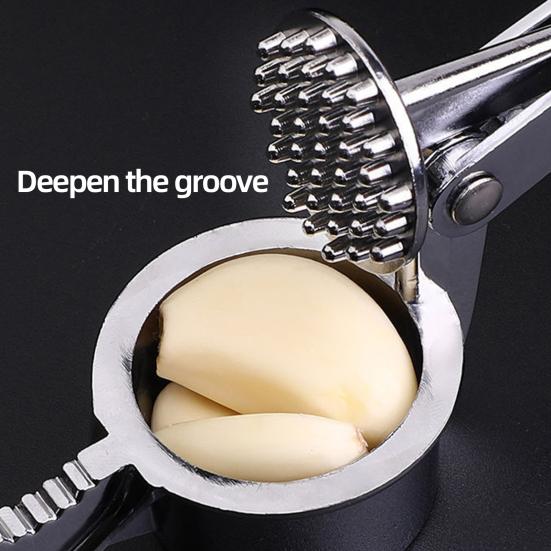 Manual Garlic Press Heavy Duty Ginger Crusher Masher with Ergonomic Handle Efficient Garlic Press Tool for Home Cooking