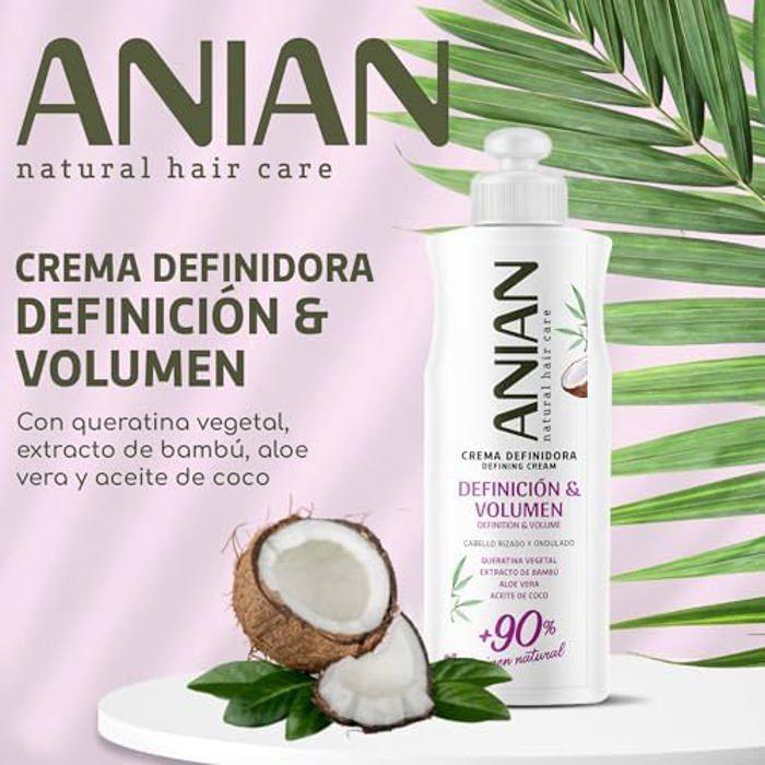 Crème Définissante - Anian - Standard - Aloe Vera - Huile De Coco - Kératine Végétale