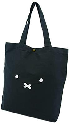 Tote Bag Miffy HAP6009 Back Pocket Type B98 Face Black [Hapitas]