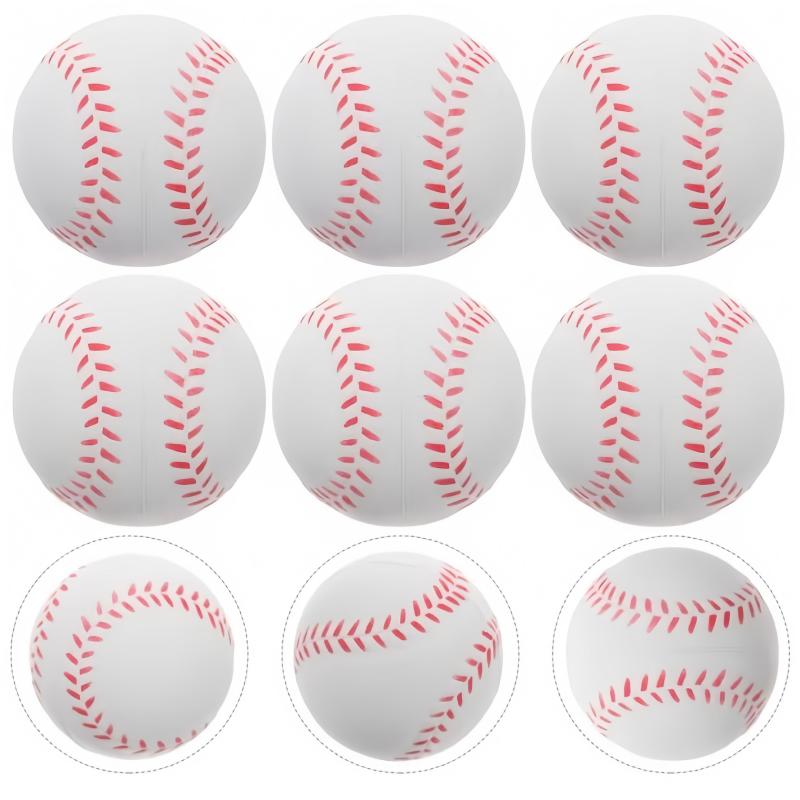 2pcs PU Baseball Soft Sponge Ball Toy Outdoor Sport Practice Trainning Base Ball Kids Decompression Indoor Outdoor Toy Ball