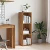 VidaXL Bibliothèque chêne artisanal 36x30x114 cm bois d'ingénierie, bibliothèque, armoire de rangement, support de 855775