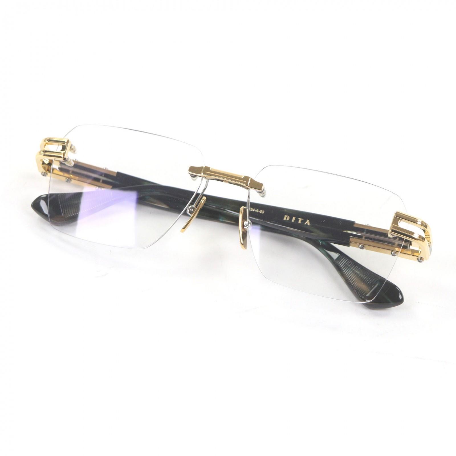 

Pristine DITA Glasses META-EVO RX Two Point Rimless gold DTX154-A-03 Used