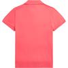 Polo Ralph Lauren SS24 Solid Color Small Pony Embroidered Straight Cut Short Sleeve Polo Shirt Women tops Coral-Red WMPOSWENC020927-600