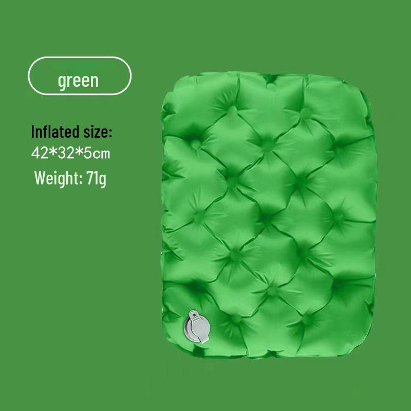 Portable Lightweight Inflatable Outdoor Camping Seat Cushion - Moisture-Proof for Hiking, Concerts, and Outings