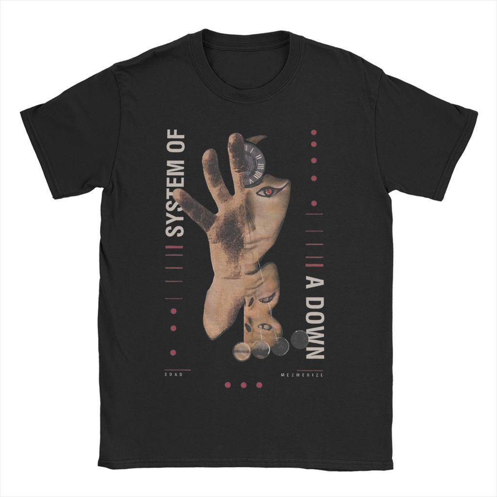 Men Womens TShirts System of A Down Humorous Pure Cotton Tees Short Sleeve Heavy Metal Music T Shirt Round Neck Tops