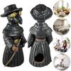 Bruciatore di incenso del Dottore della Peste Ornamento di Halloween Sig.. Mini statuetta di corvo, efficace per alleviare stress e ansia, decorazione per la casa.