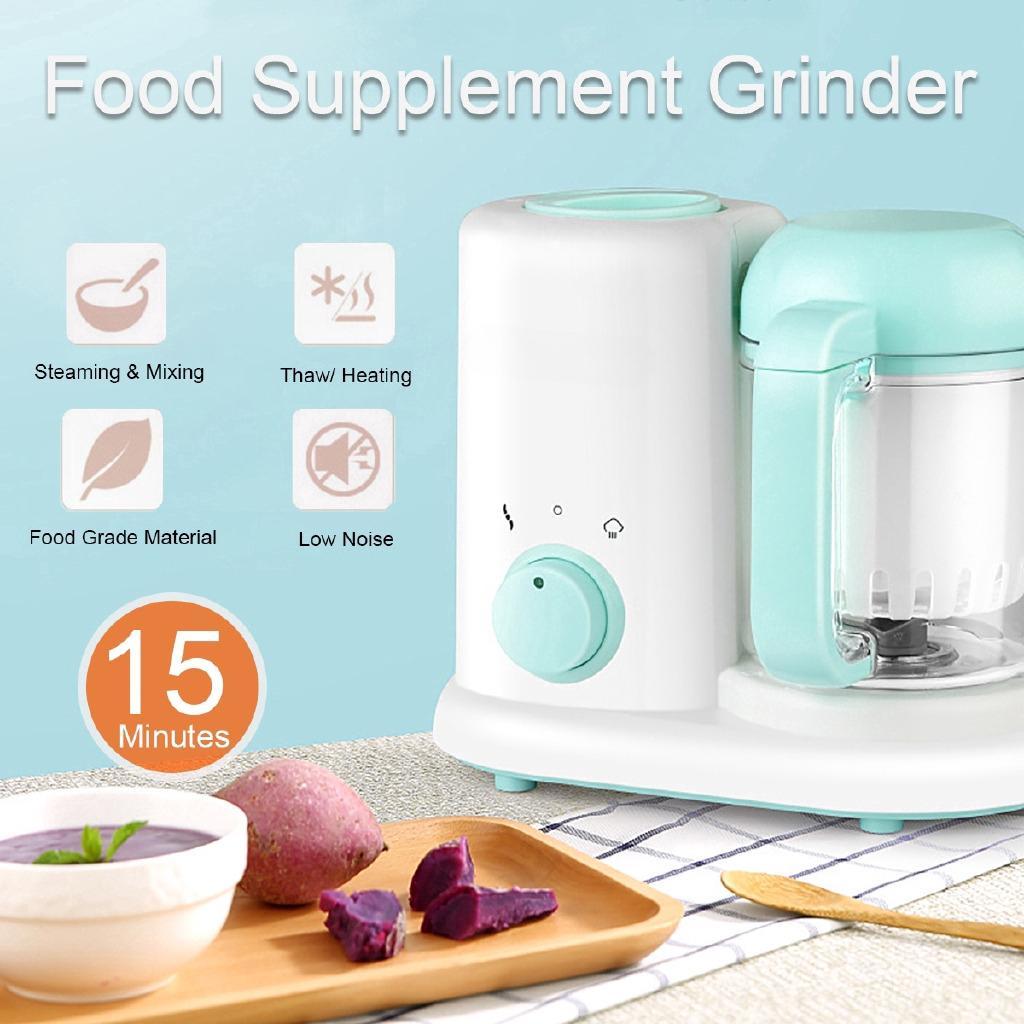 Electric Baby Food Maker Steamer Mixing Grinder Mini-Blender Food Processor Chopper Cooking Grinders 190ml