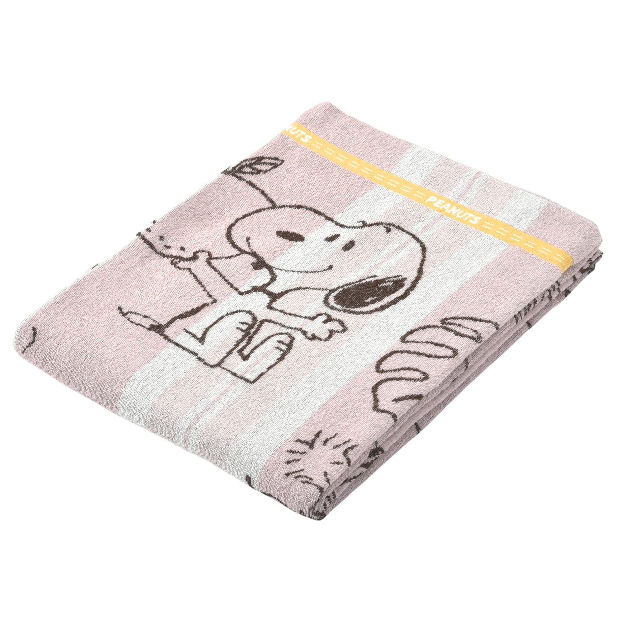 

Nishikawa Snoopy Towel PEANUTS Fruit FR03500001 Blanket, Single, Washable, 100% Cotton, Print, Pink, PN3600BD, розовый