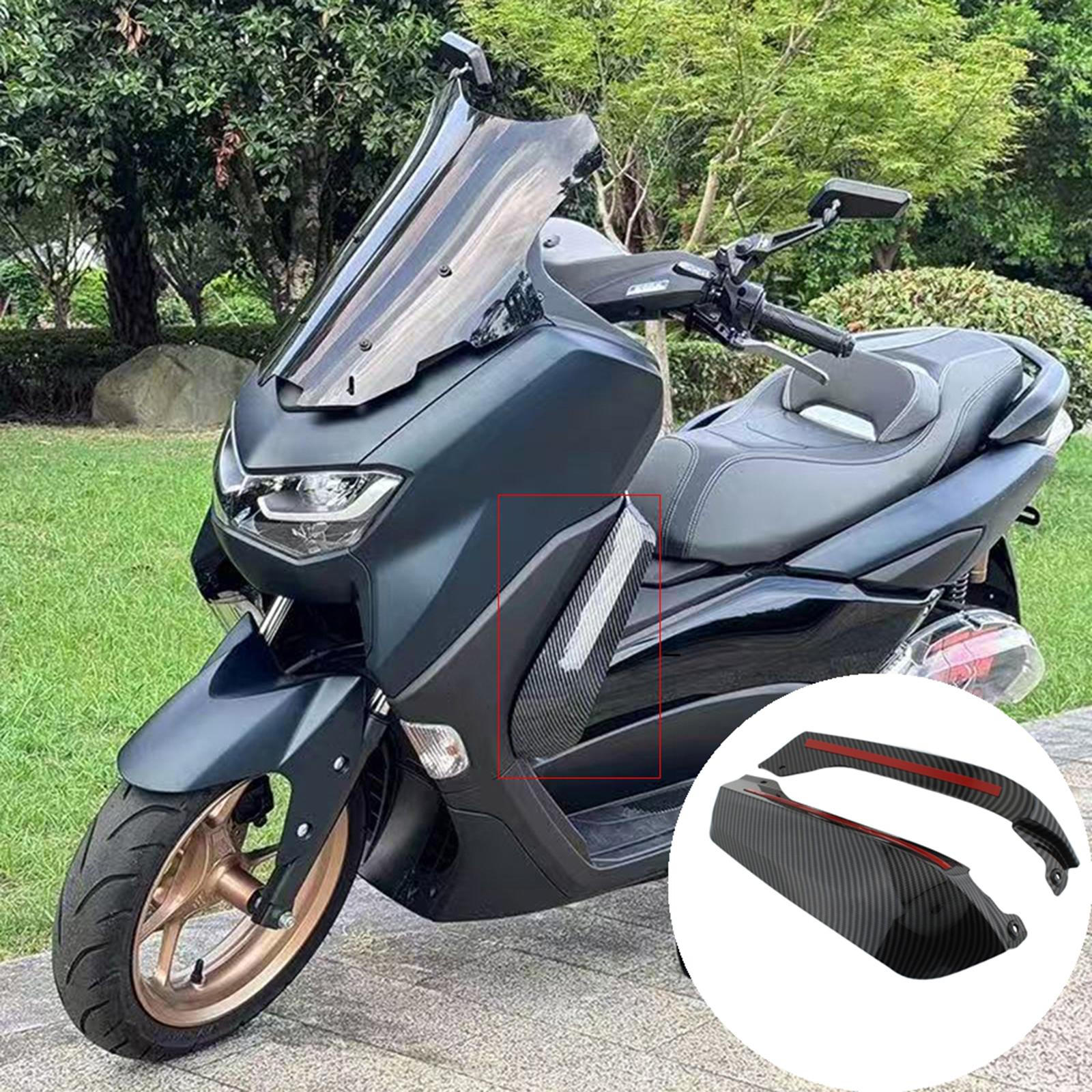 

2 шт. Защита ног Мотоциклетный протектор Простая установка Замена Ветроотражатель Carbon Fiber