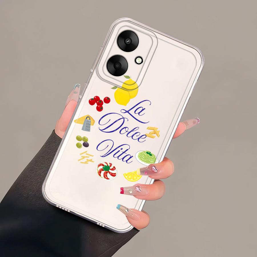 Fruit Letters Case for Xiaomi Mi 11T Pro 11 Lite Soft Phone Cover