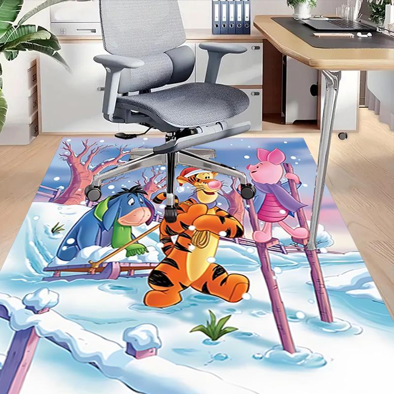 Winter Fun Carpet For Playroom Bedroom Living Room Sofa Home Decor Kids Game Area Rug Nonslip Floor Mat