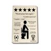 Funny Tin Metal Sign Would Poop Here Again Restroom Bar Bathroom Decor