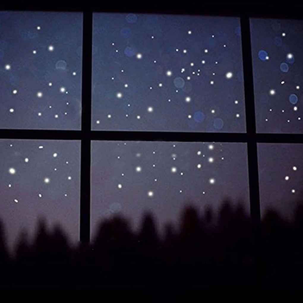 407 PCS Glow In The Dark Star Round Dot Luminous Wall Stickers Home Ceiling Decor