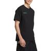 Adidas Neo Solid Color Crew Neck Logo Print Short Sleeve T-Shirt Unisex Tops Black HM9943