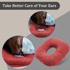 Ear Piercing Pillow For Side Sleepers O Shaped Ear Guards Pillow With Ear Hole For Home Travel For Pain Ear Pressure Sores
