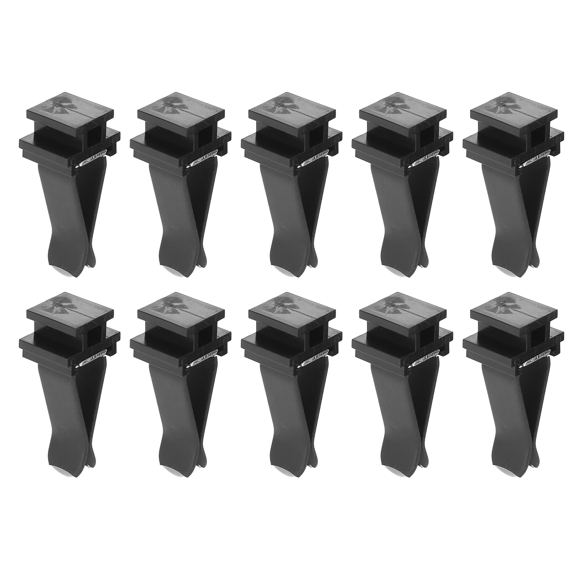 X AUTOHAUX Air Vent Clips Car Square Head with Plastic чёрный