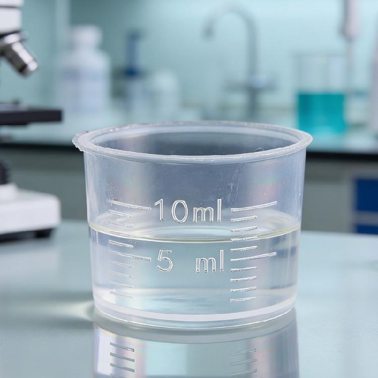 50 ks Průhledných plastových odměrek s měřítkem Odstupňovaný kádinka Odměrka tekutin pro kuchyňské pečení laboratorní měřicí nástroj