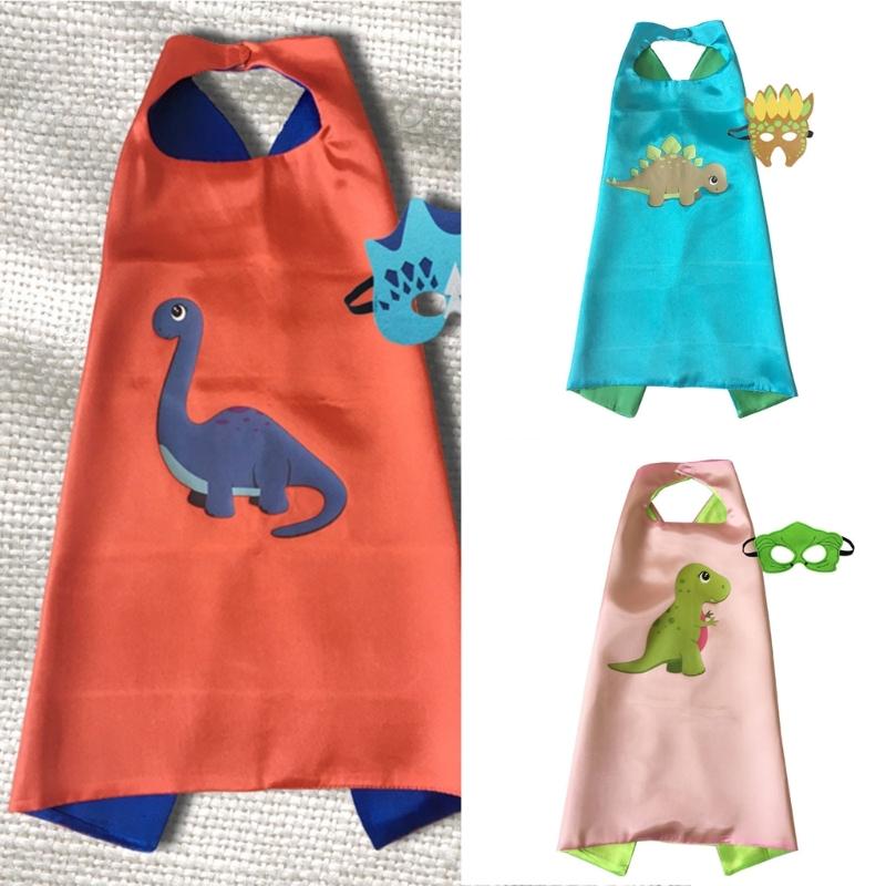Dinosaur Costume Set Dinosaur Caped with Masks Animal Dress Up Costume Kit