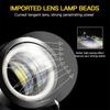 2PCS/1PCS Waterproof Round LED Angel Eyes Light Bar Portable Spotlights Motorcycle Offroad Car Truck Driving Boat Work Light