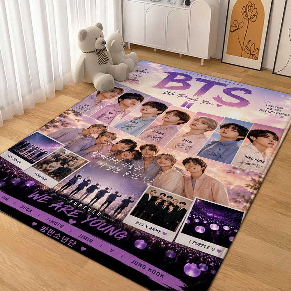 Jimin Pink Roses Carpet Soft Rug Plush Rug 8X10 Rug Living Room Rug Hallway Runner Noise Reducing