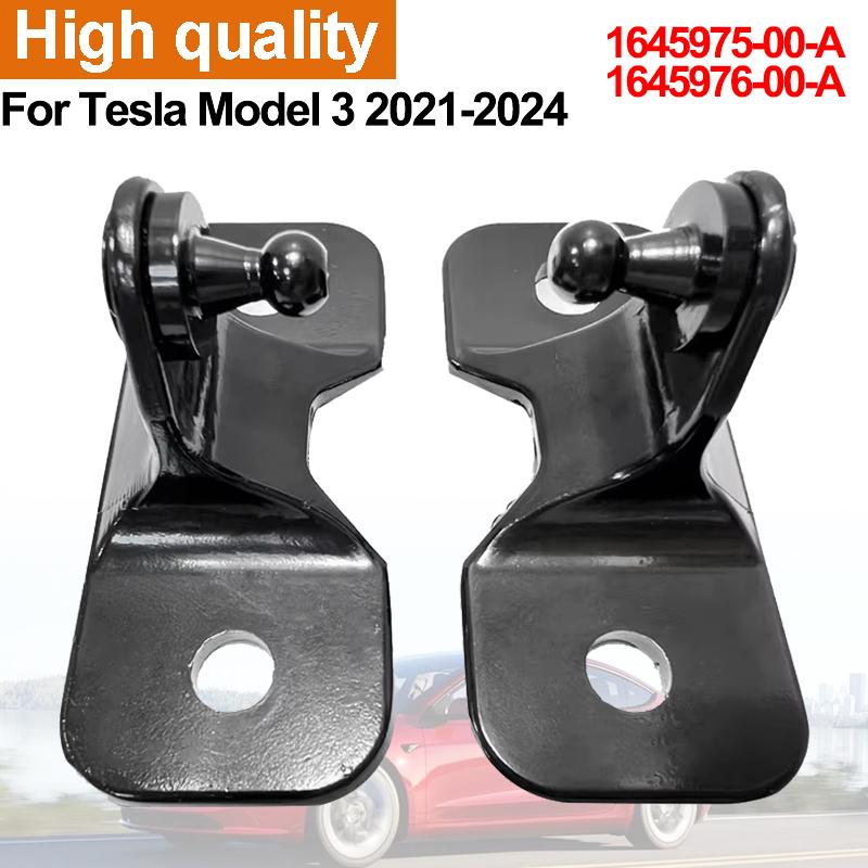 Car Front Hood Bracket 1645975-00-A 1645976-00-A For Tesla Model 3 2017- 2023 Hand Active Hood Spreader Bar Lid Strut Reinforced Left